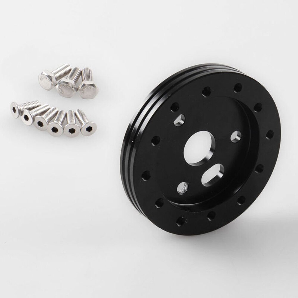 Auto Lenkrad Dichtung Auto Schwarz Aluminium Legierung Adapter einstellen Innen