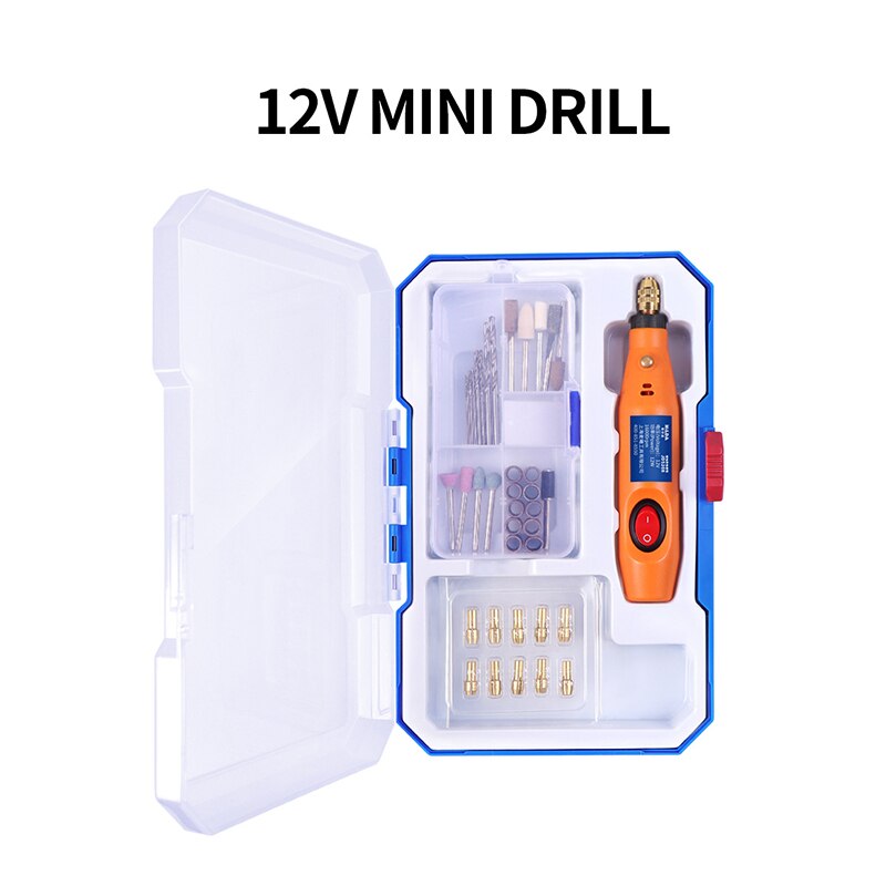 Multifunctional electric drill polishing machine engraving pen electric rotating tool 2 in 1 electric drill electric tool set