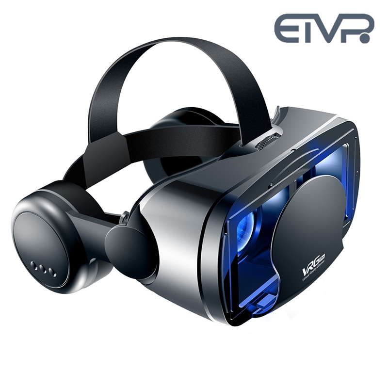 Etvr Vr Box Google Meeslepende Virtual Reality Headset 3D Films Games Bril Met Hoofdtelefoon Fit 5-7 inch Smartphone