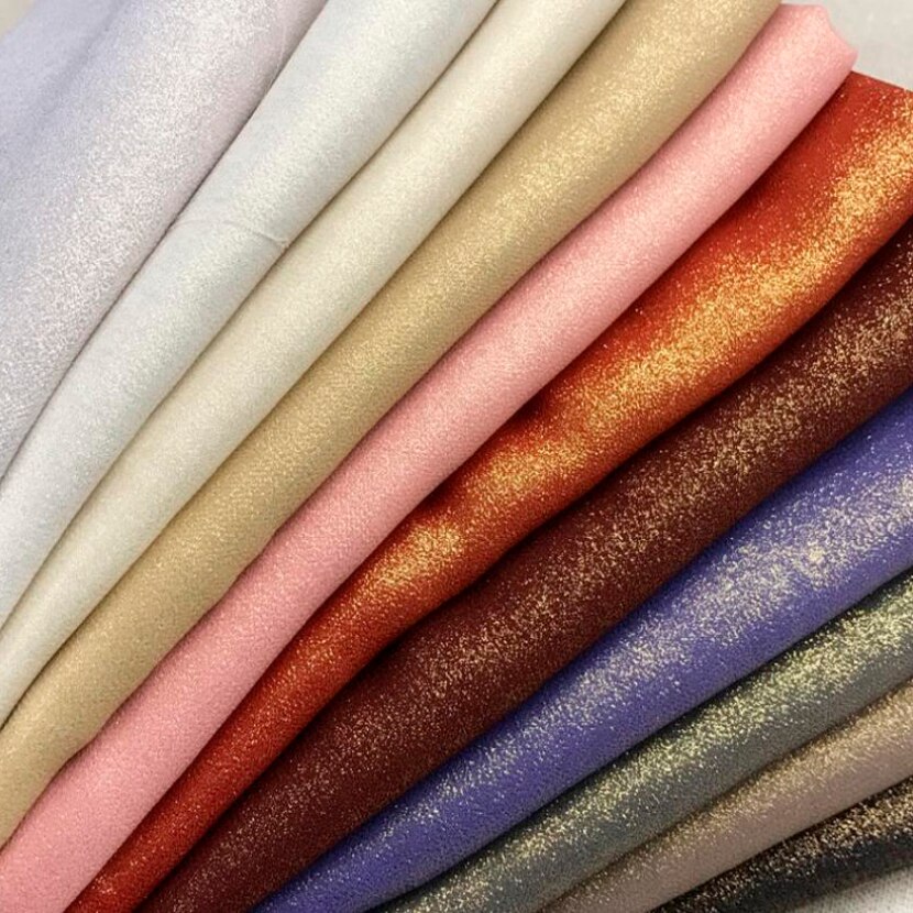 Bling Soft Chiffon Fabric Bronzed Summer Fabric Shiny Costume Cosplay Material