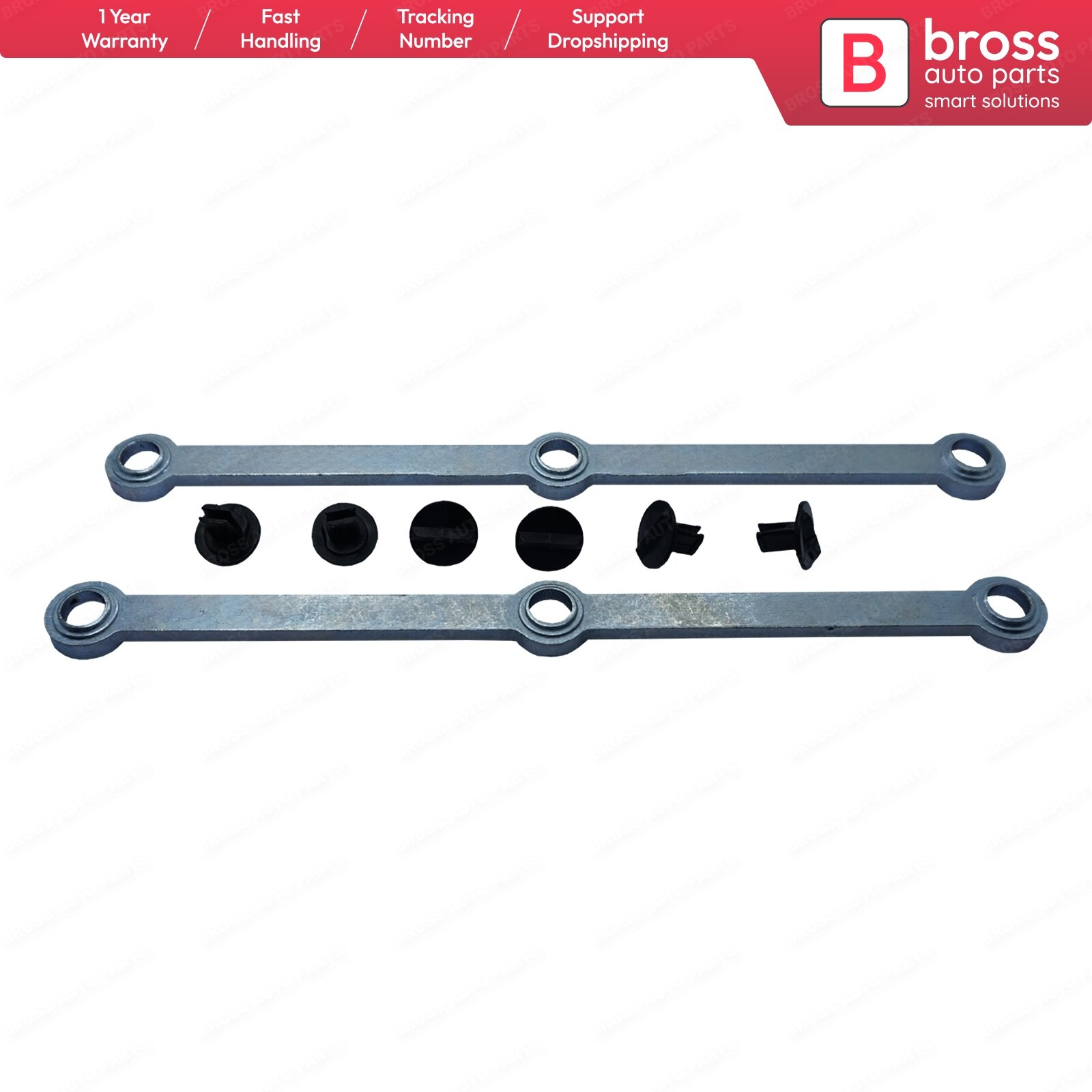 Bross auto parts bsp 952 indsugningsindløbsmanifold hvirvelklap reparationsløber forbindelsesstang sæt 6420903237 til mercedes  om642 motor