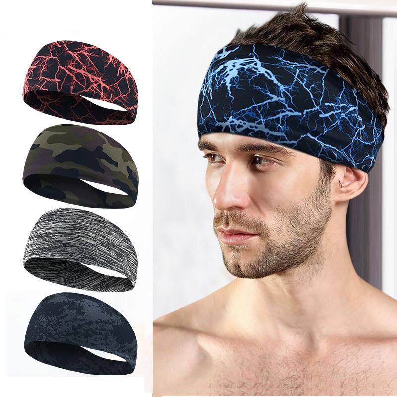 Bandeau de cyclisme absorbant en lycra pour hommes, bandana, cyclisme, sport, bandeau anti-transpiration, antidérapant, pour vélo, course à pied, fitness