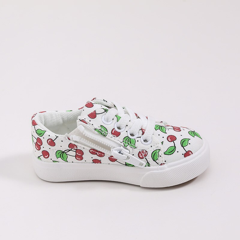 DB16537-zapatos de dibujo de fruta para niña, zapatillas adorables para niña recién nacida