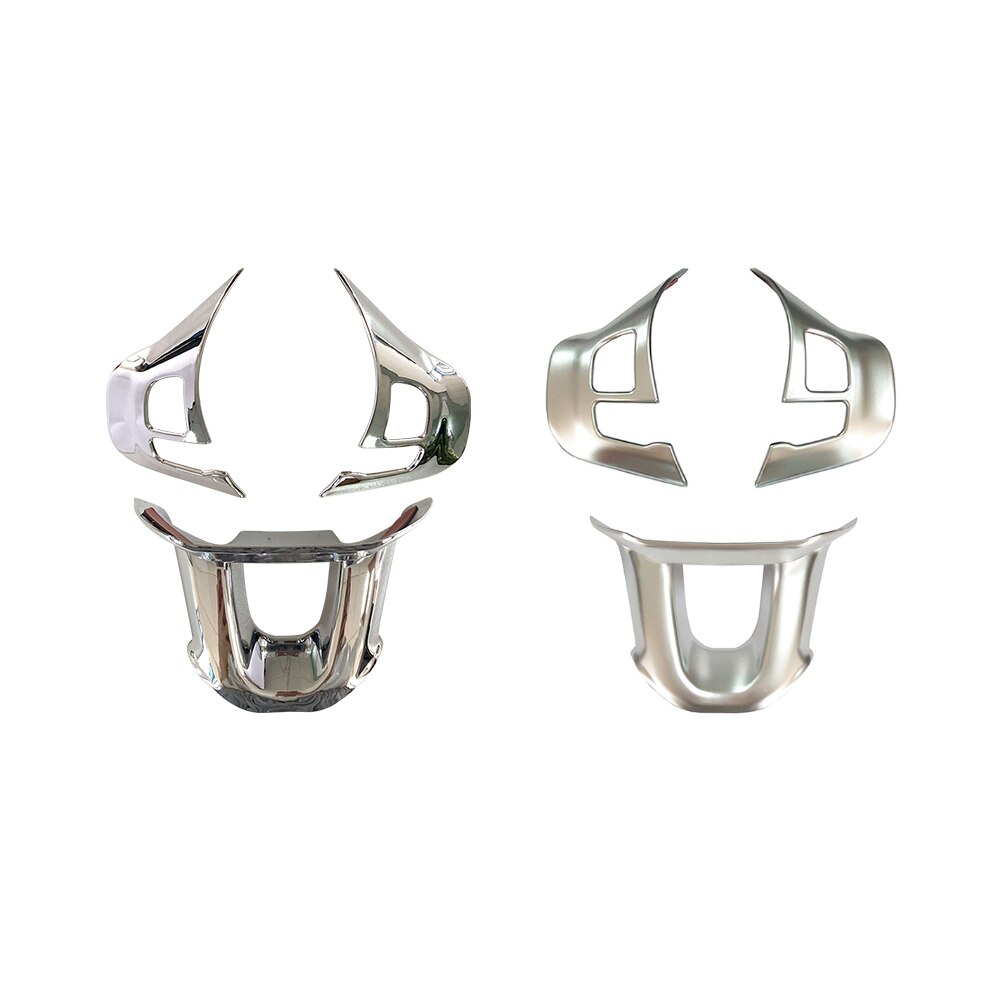 for Peugeot 208 chrome steering wheel sticker flying wheel trim car styling multifunciton button accessories