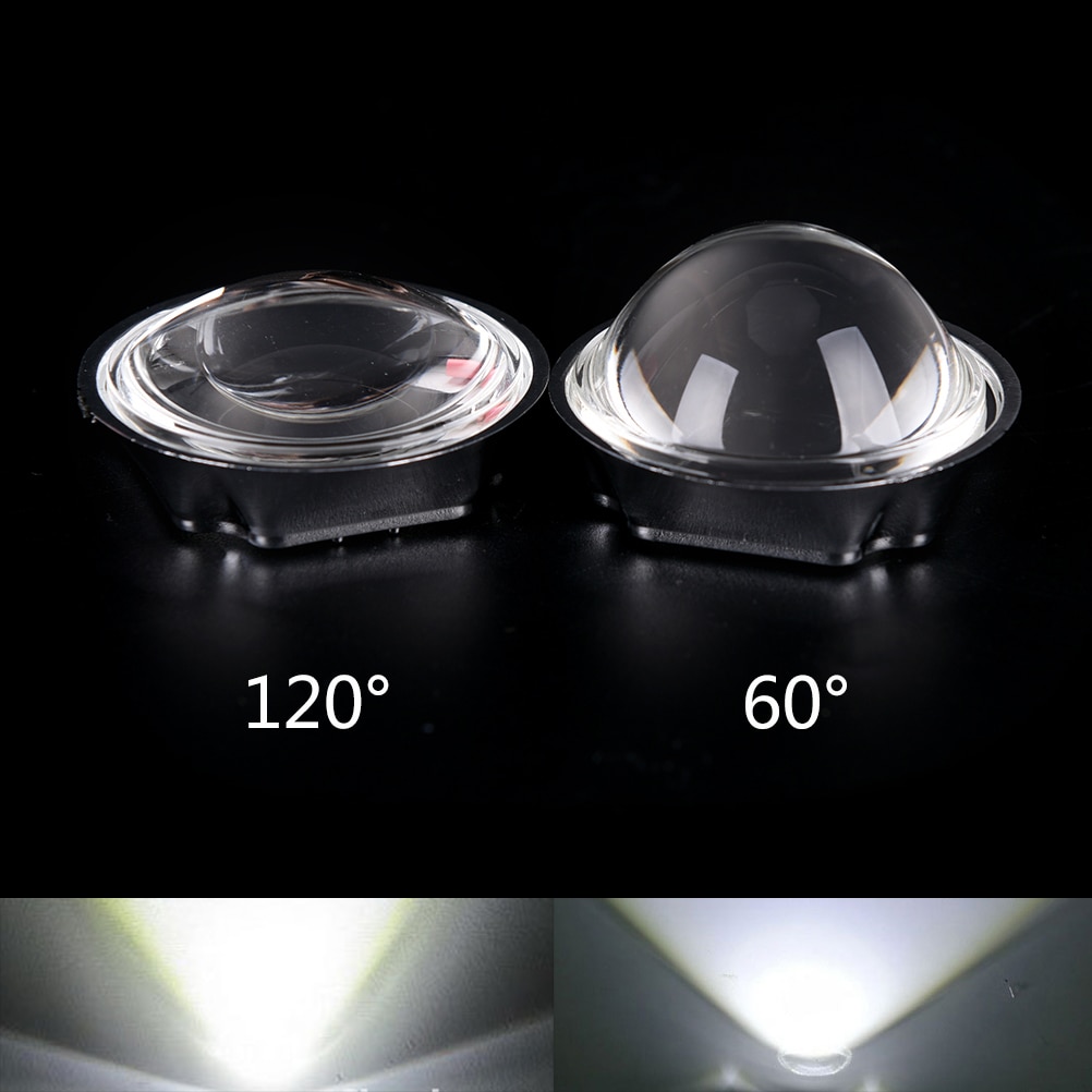 44Mm Optisch Glas Led Lens 60/120 Graden + 50Mm Reflector Collimator + Vaste Beugel Voor 20-100W Cob High Power Chip
