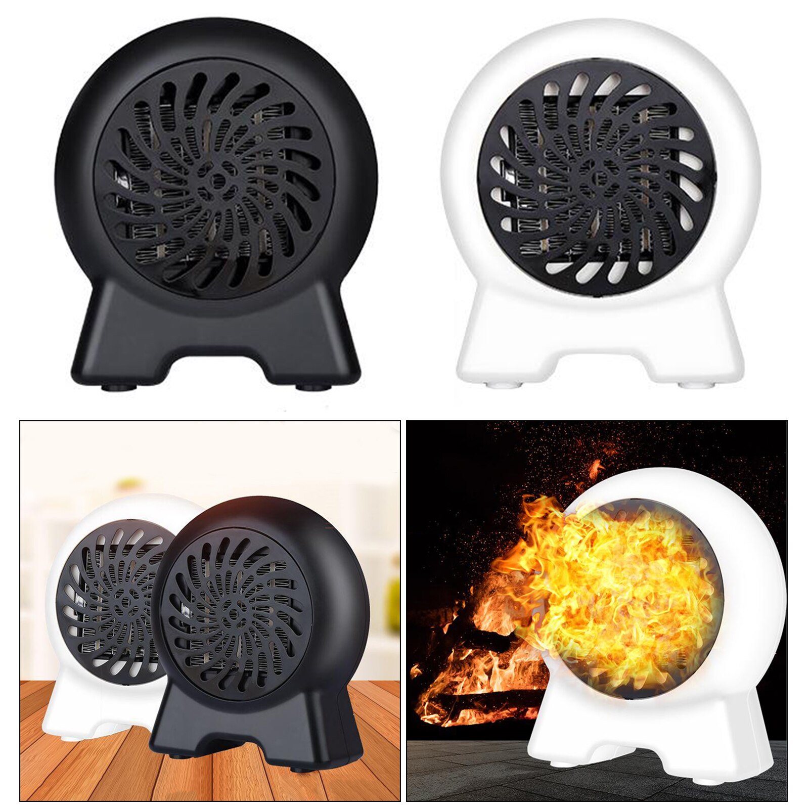 Space Heater, Indoor Personal Heater, Electric Heater with Over Heat Protection, Quick Heat up for Home Office