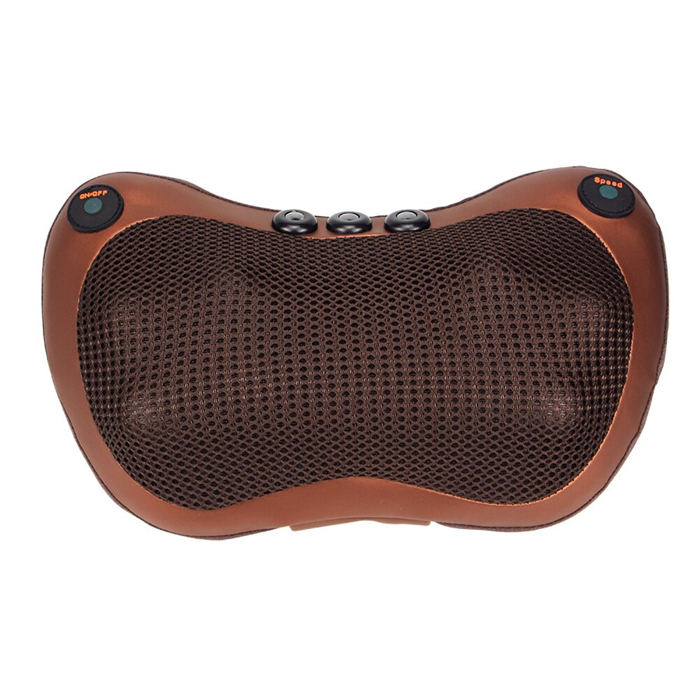 8D Hoofd Elektrische Massage Kussen Infrarood Verwarming Nek Massager Thuis Auto Multifunctionele Shiatsu Massage Ontspanning Body Machine: 8 head 2