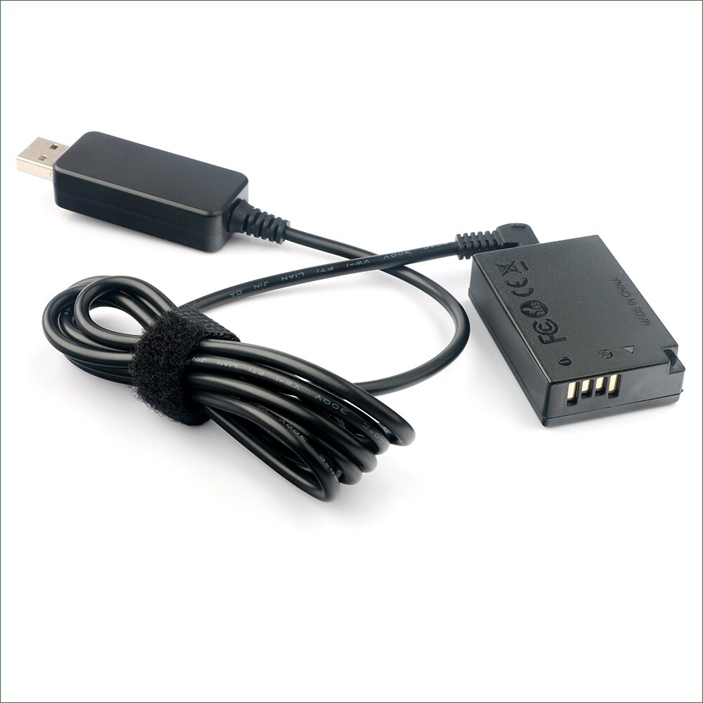 Batería ficticia de 5V USB a LP E17 LPE17 ACK-E17, cargador portátil de CC, Cable USB para Canon EOS M3, DR-E17, M5, M6, Mark2 ii, ACKE17
