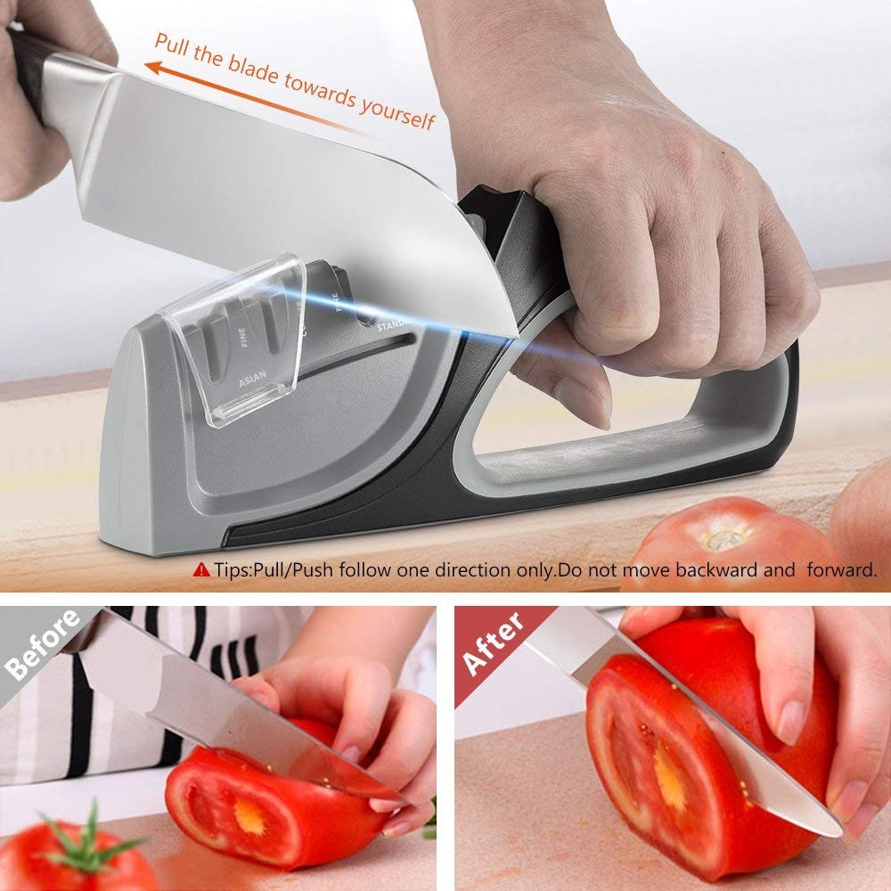 Nuoten Precisie Rand Professionele Keuken Messenslijper 4 Stadia Sharp System Slijpen Messen Amolador De Faca