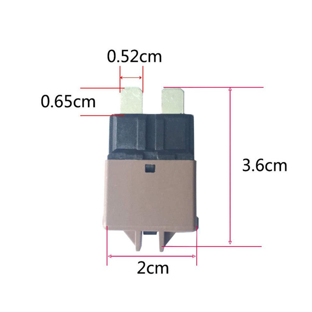 1pc Circuit Breaker Fuse 12V 24V Resettable 5-30A Marine Rally ATC Circuit Breakers 5.2mm wide blades compatible with ATC 1019