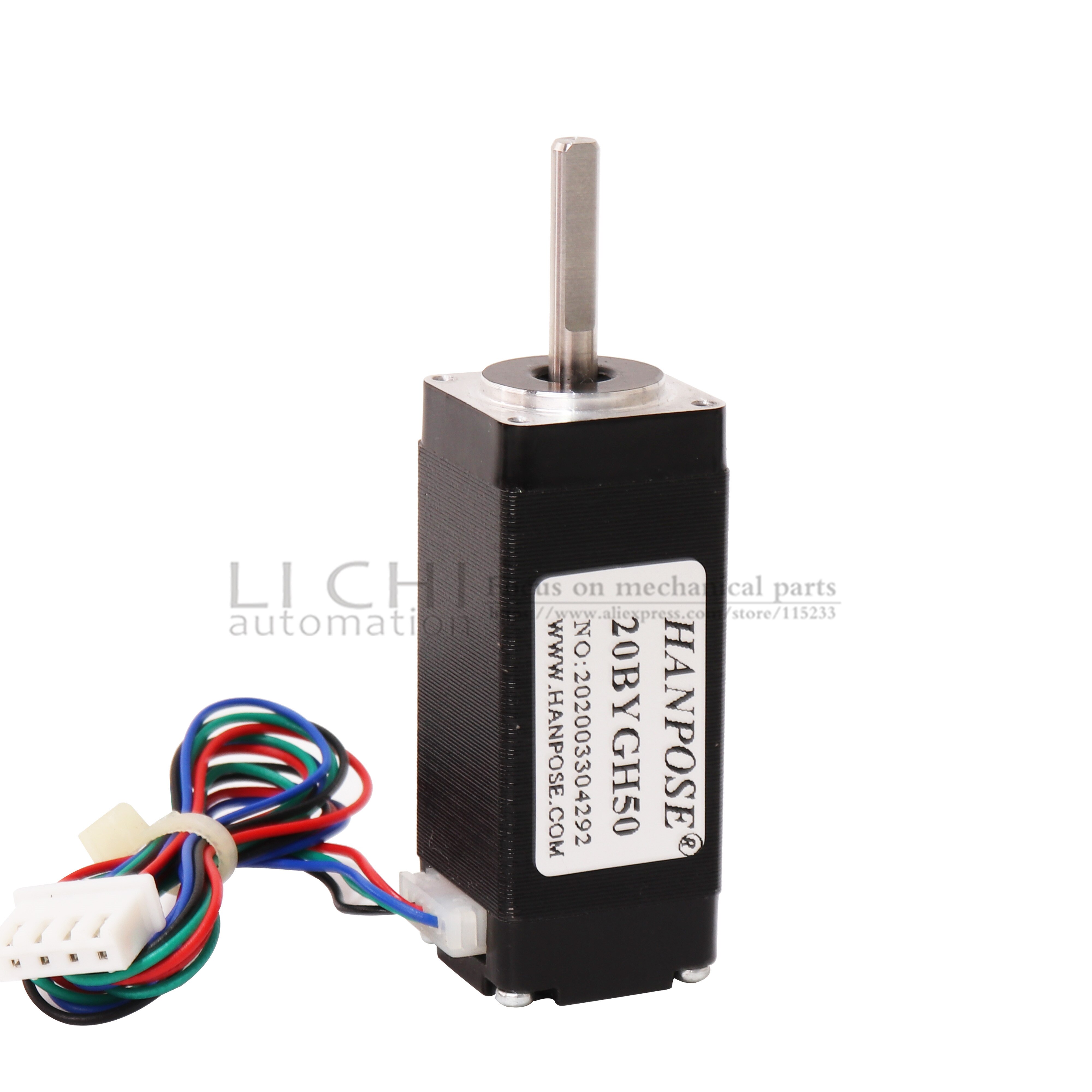 Nema 8 Stepper motor 20BYGH50 0.8A 1.8 degrees 50mm 20 Series Motor for mini cnc 3D printer 1pcs