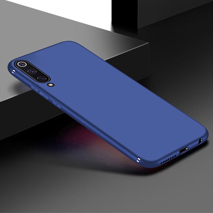 For Samsung Galaxy A70 A50 Case Ultra Slim Soft Silicone Case on For Samsung A50 A 50 A70 A 70 A705F Matte Case Cover Housing: for Samsung a50 / Blue