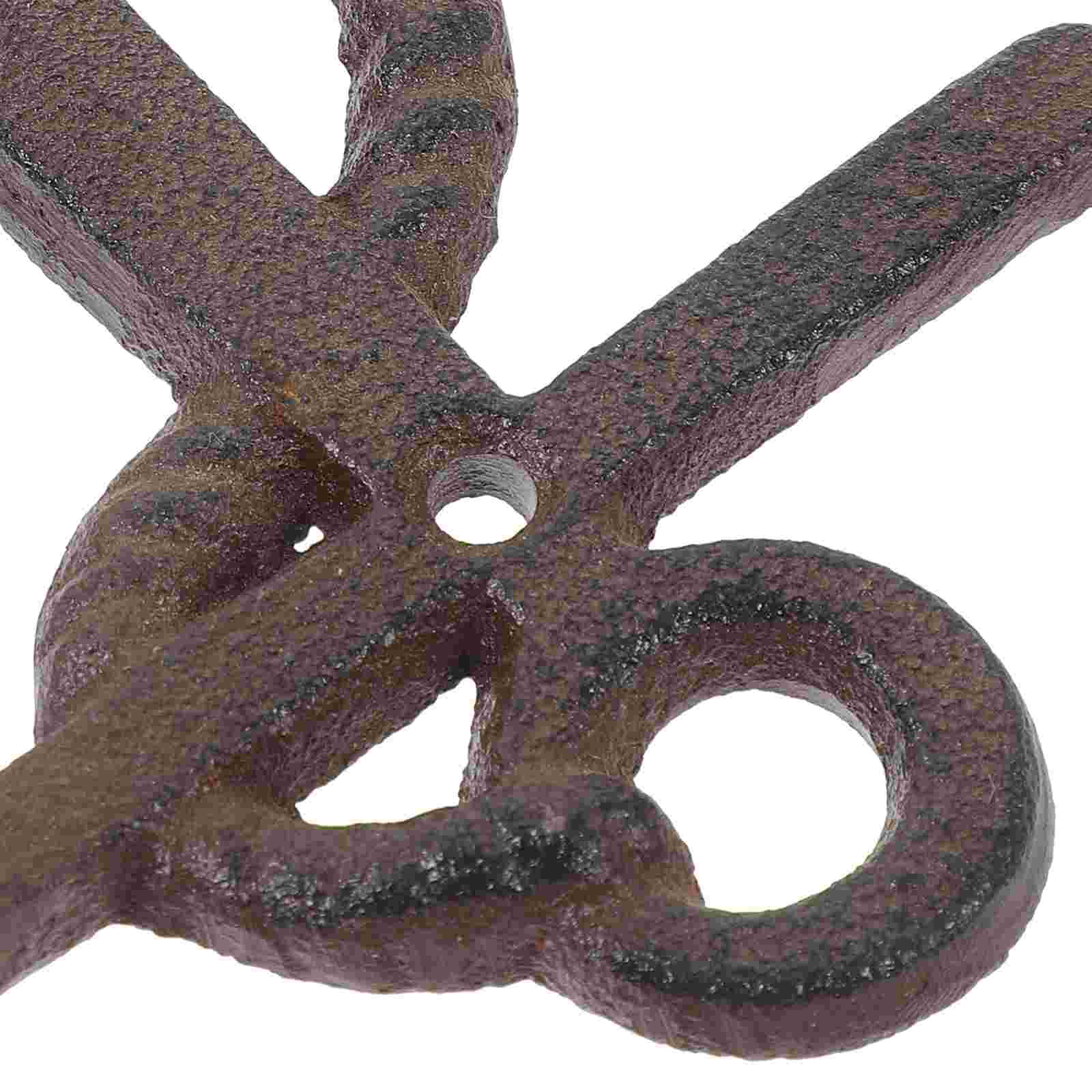 Gancho de hierro forjado, ganchos de anclaje, estante de pared fundido rústico para ropa, perchas para sombreros montadas en la pared