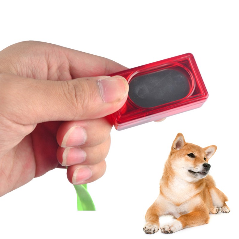 Pet Dog Clicking Trainer Sounding Box Dog Trainer Obedience Agility Aid Training Clicker Supply Pet Training Products