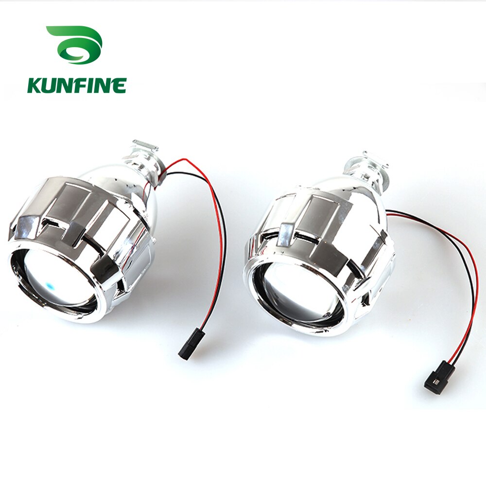 2 Stks/partij Lhd/Rhd 2.5 Inch Bi-Xenon Hid Projector Lens Lijkwaden Auto High/Low Beam Voor auto Koplamp Halogeen Of Xenon Lamp