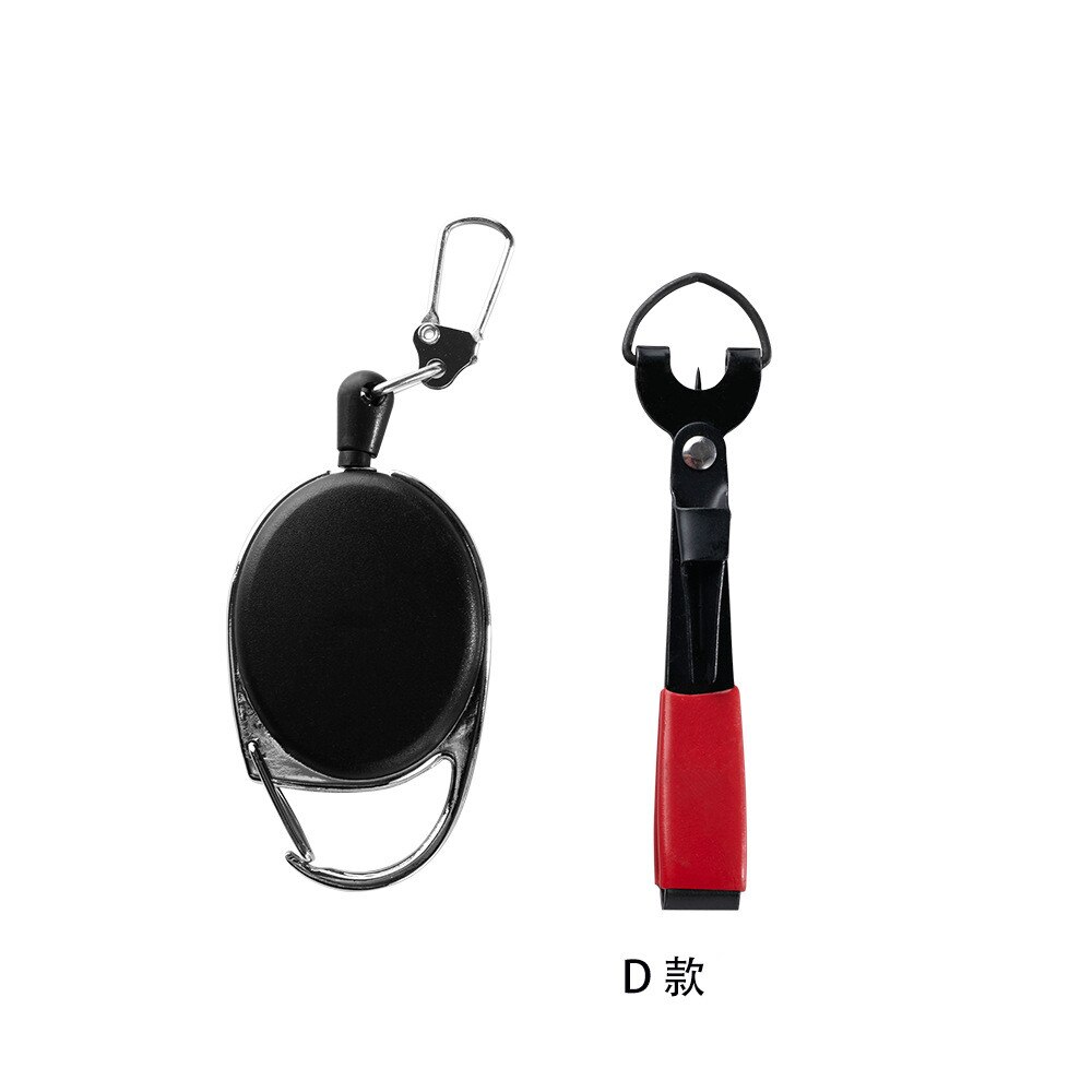 HG Fishing Quick Knot Tool Fast Tie Nail Knotter Line Cutter Clipper Nipper Hook Sharpener Fly Tying Tool Fishing Tackle Gear: D