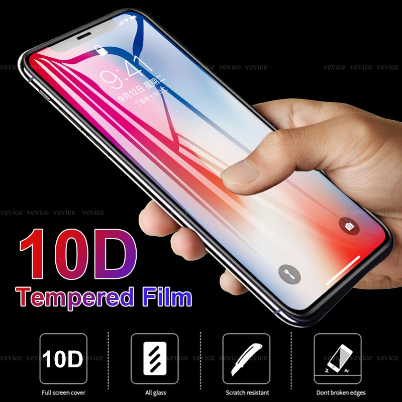 10D screen bescherming voor iPhone 11pro max 7 8 6 6s Plus 11 X XS XR Ultra-dunne clear film Voor iPhone 6 6s 7 8 11pro XS MAX