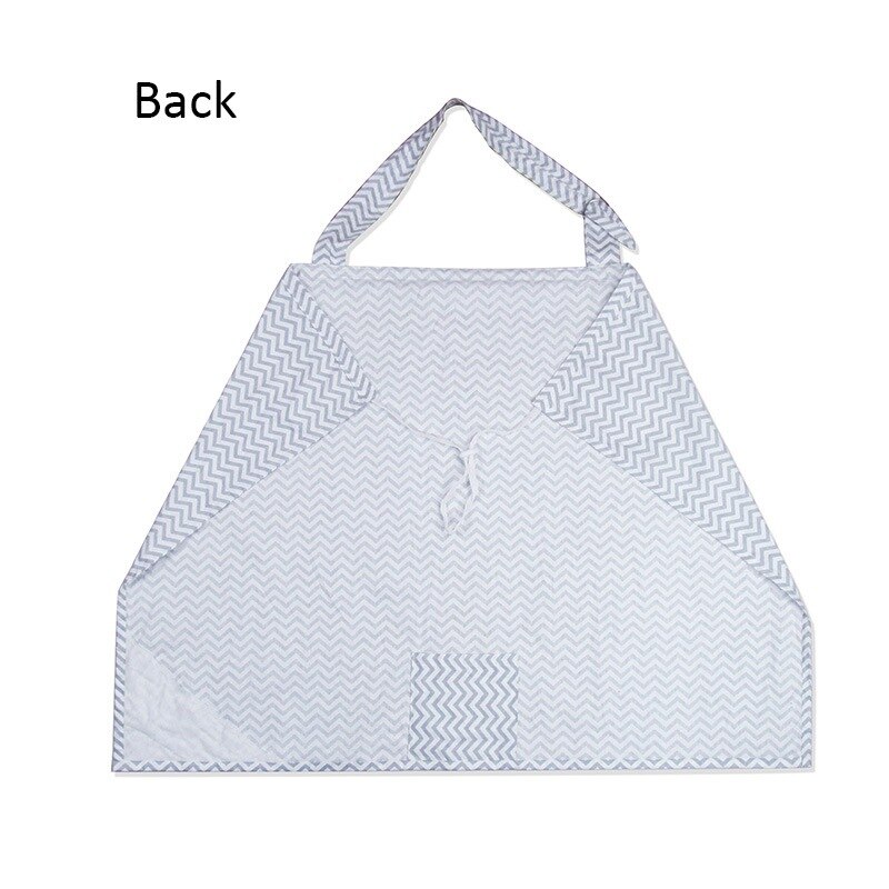 Breathable Baby Feeding Nursing Covers Mum Breastfeeding Nursing Poncho Cover Up Cotton Adjustable Neckline Cover
