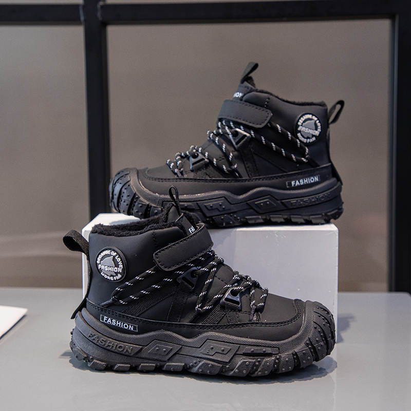 freundlicher Turnschuhe Anti-rutsch Verschleiß-beständig Wanderschuhe für freundlicher Jungen Winter draussen Sport Schuhe Warme Baumwolle Schnee Stiefel für Art