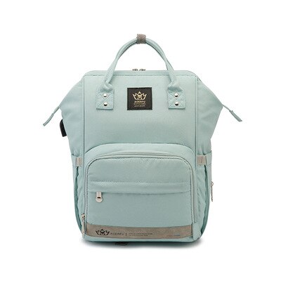 Eenhoorn Gedrukt Mama Rugzak Grote Capaciteit Anti Morsen Multi-Functionele Verpleging Reizen Mother 'S Tas: Fresh Green