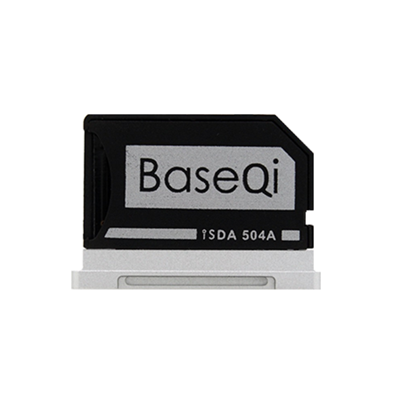 BaseQi MacBook 103/303/504/503 Aluminum Micro SD Adapter For MacBook Pro Retina 13"/15" and MacBook Air 13"