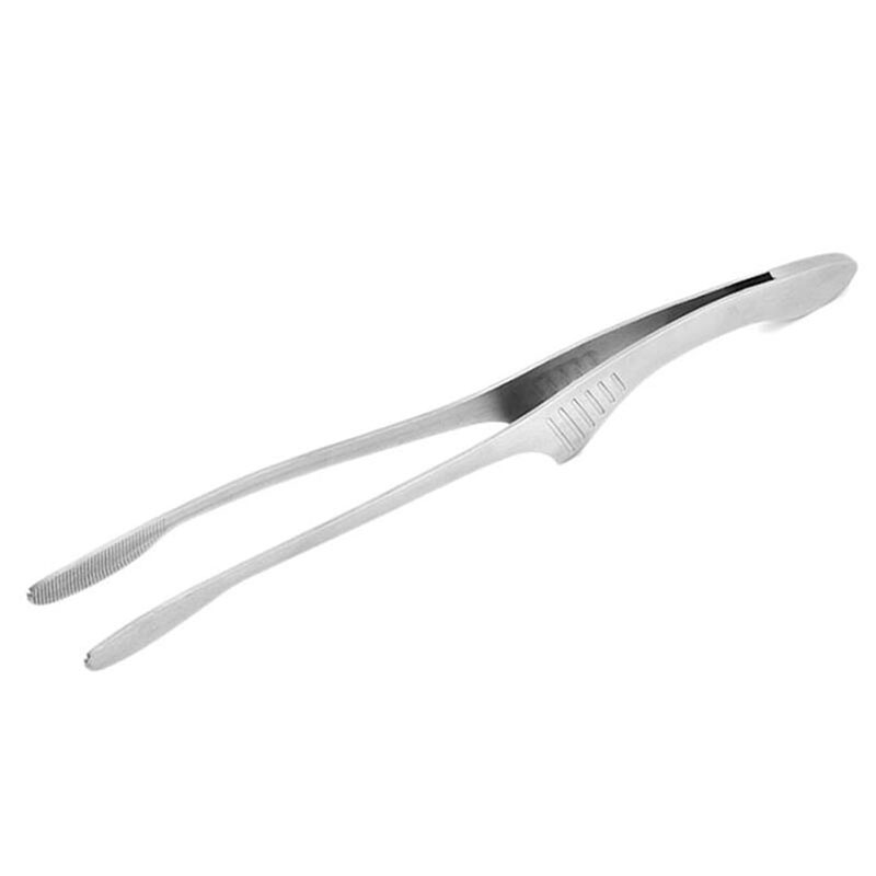 BBQ Lebensmittel Grill Clip Edelstahl Grill Kochen Tong Küche Brot Backen Grillen Ich bin Freien Klemme 2022 Neue: Ursprünglich Titel