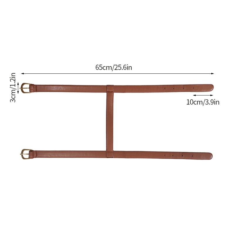 Pu Lederen Deken Tie Picknick Mat Roll Bundel Draagbare Yoga Mat Hand Strap Deken Wikkelen Riem Binding Riem Met Handvat: 65cm no button