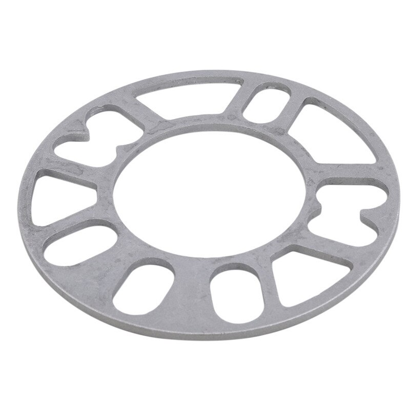4 stuks universele auto aluminium 3mm 5mm 8mm 10mm wiel afstandshouders shims plaat 4 5 bout voor 4 x 100 4 x 114.3 5 x 100 5 x 108 5 x 114.3 5 x 120
