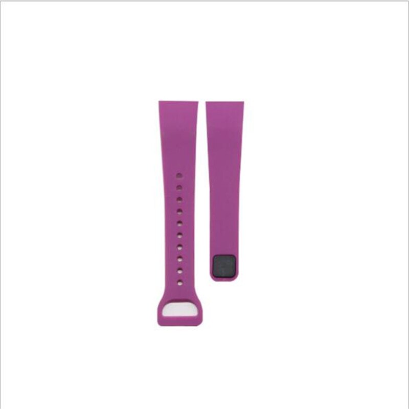 13 cores silicone pulseira banda inteligente para redmi pulseira pulseira de substituição alça de pulso para vermelho mi banda pulseira cor cinta: Purple2   44