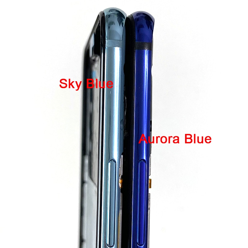 Original m & sen 6.3 "para huawei nova 3 PAR-LX1 INE-LX2 PAR-AL00 moldura dianteira quadro/quadro médio habitação com chaves laterais