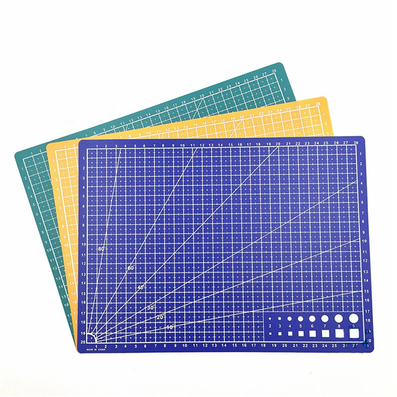 A3 A4 A5 PVC Cutting Mat Workbench Patchwork Cut Pad Sewing Manual DIY Knife Engraving Cutting Board Single Side Underlay