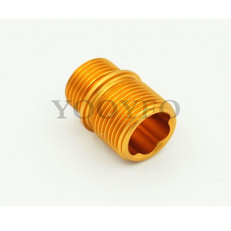 12Mm Cw Om 14Mm Ccw Vat Schroefdraad Adapter Zwart Rood Zilver Goud
