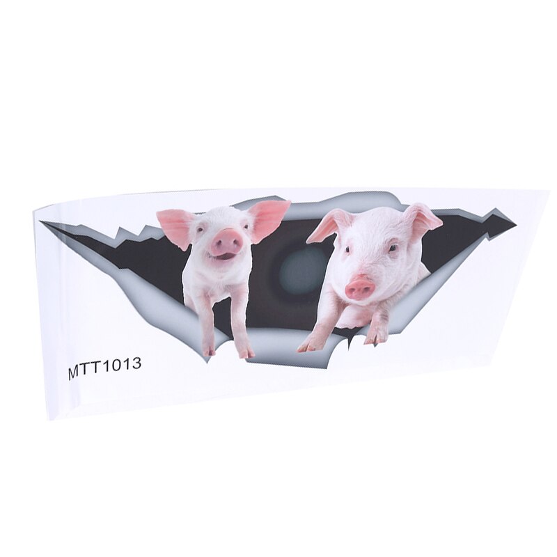 3D Cute Pig Wall Stickers Refrigerator Toilet PVC Bathroon Sticker Exquisite Cute Funny Home Decor: Default Title