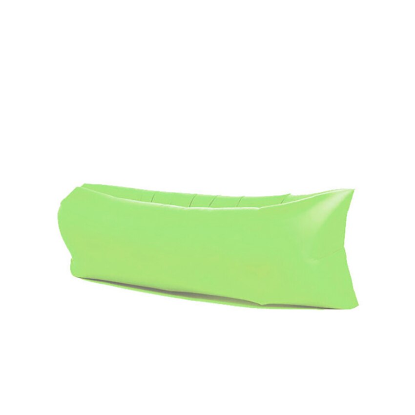 Camping Outdoor Inflatable Sofa Beach Lazy Inflatable Sofa Sleeping Bag Inflatable Bed Fast Folding Air Sofa for Adults: green