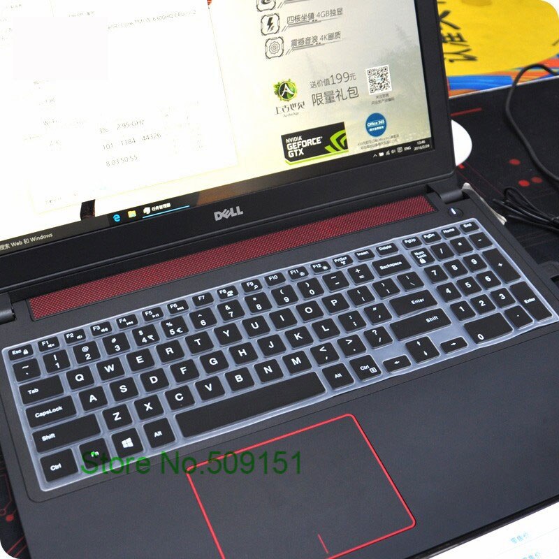 15 17 inch laptop toetsenbord cover skin Voor Dell Inspiron Ins 15 3000 5000 15CR 5547 15MR 3542 5547 15C 7559 3542 5547