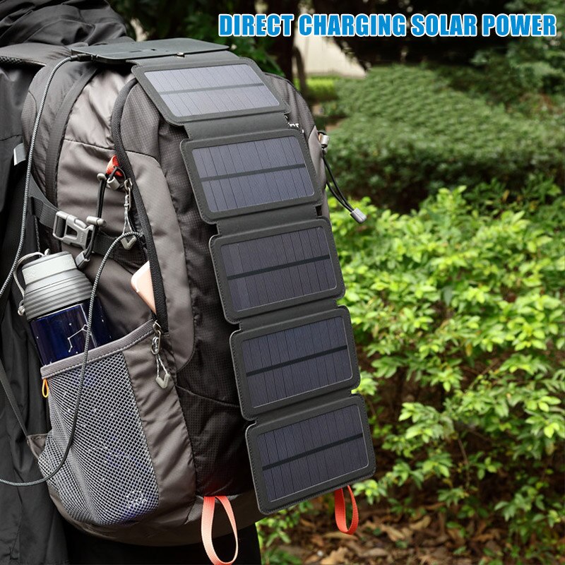 7.5W Portable Folding Solar Battery Charger for Mobile Phone Outdoor Solar Charging Board --M25