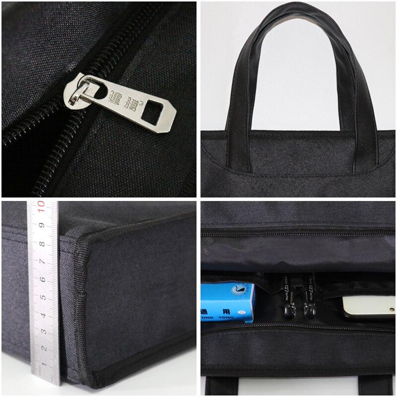 Brief case Men Casual Business Bag A4 Male Workbag Brief Bag Hand Belt Canvas Bag