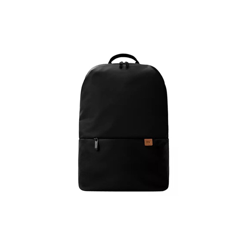 Newest Xiaomi Simple Casual Backpack 20L Large Capacity 450g Super Light Innovative Waterproof Side Pockets Laptop Backpack: black