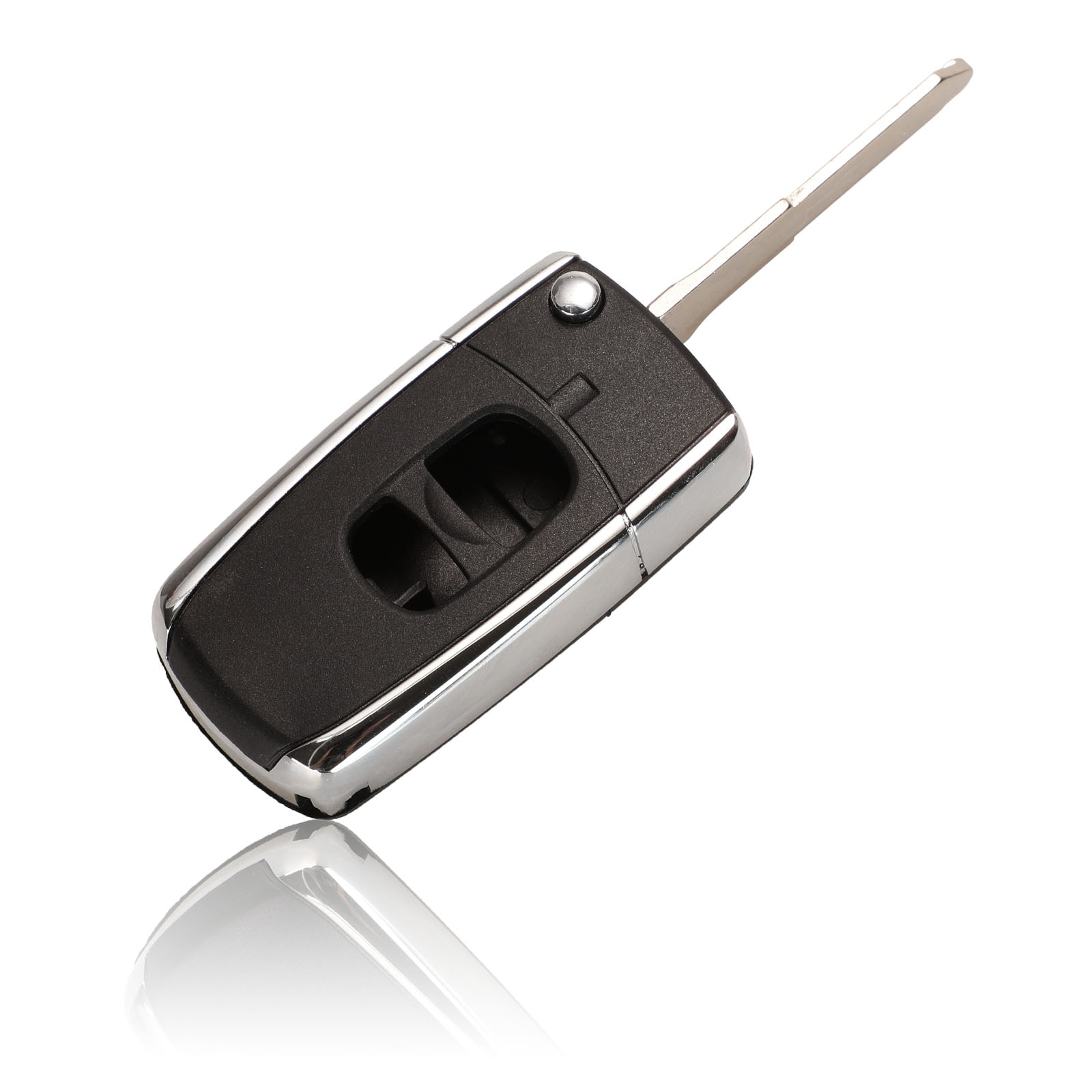 Bilchave 2 Buttons Modified Car Key Shell Cover Fob For Mazda 2 3 6 323 626 Folding Key Case Replacement