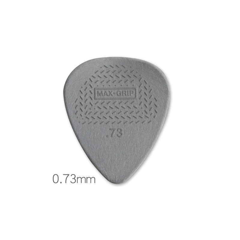 Dunlop plectrum . 449r max-grip nylon halkfri plektrum för akustisk gitarr. tjocklek 0.6/0.73/0.88/1.00/1.14/1.50mm.