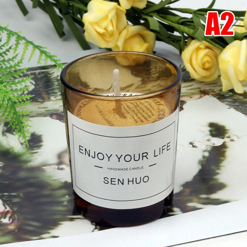 Velas de cera de boda velas aromáticas nórdicas decoración del hogar: A2