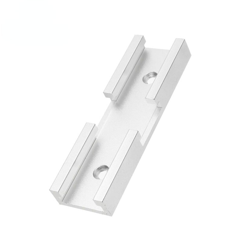 T-Track Intersection Kit Double Cut Profile Universal Cross T-track Connector with Predrilled Mounting Holes Woodworking Clamps