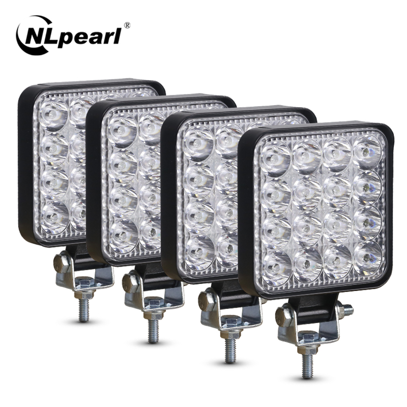 Nlpearl car led arbeidslys bar spotlight led bar offroad 12v 24v led lys bar for lastebil off road 4 x 4 4wd suv atv led tåkelys
