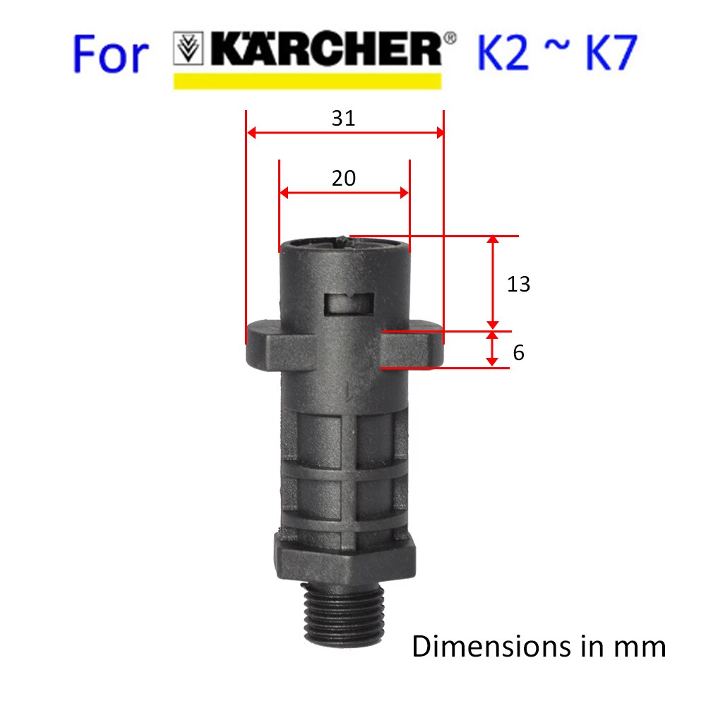 Foam Nozzle Hoge Druk Zeep Foamer Schuim Kanon Sneeuw Foam Lance Auto Schuim Wassen Voor Tornado Karcher K Hogedrukreiniger auto Washer