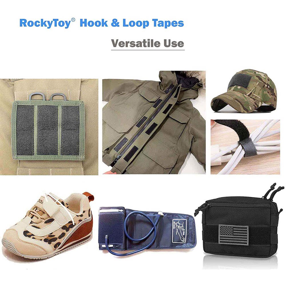 Ruban de fixation en tissu Nylon, 1 mètre/paire, Non adhésif, pour bricolage, accessoires de couture