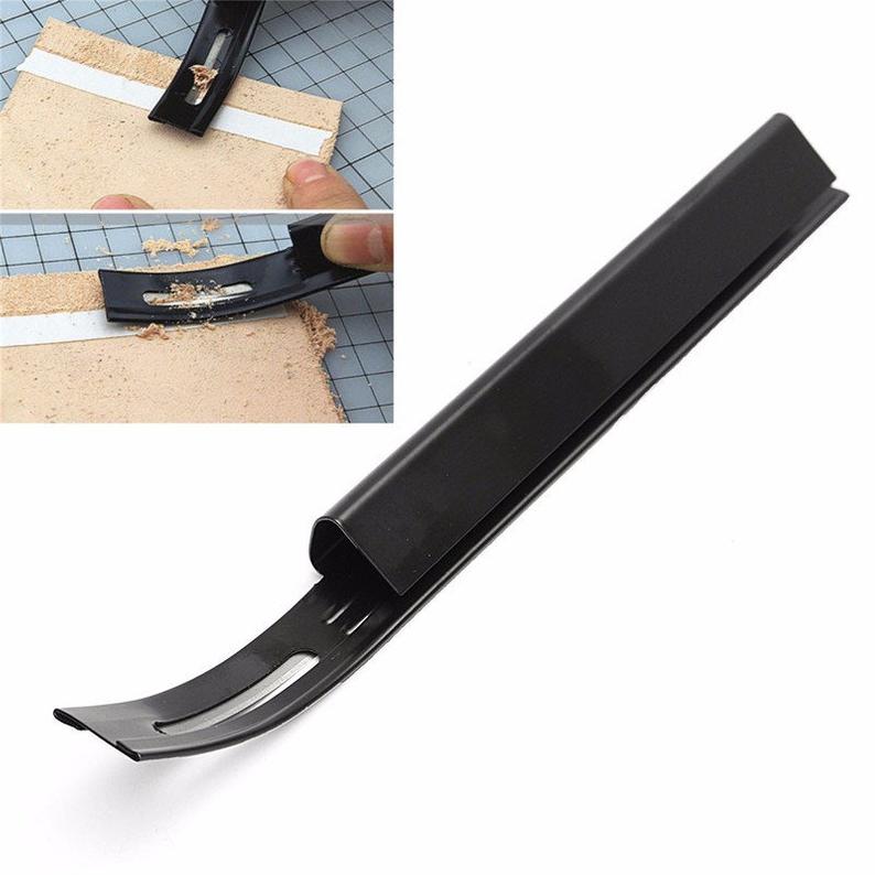 Safety Beveler Skiver Thinning Leather Craft Blade Knife DIY Folds Seams Tool knife 3blades