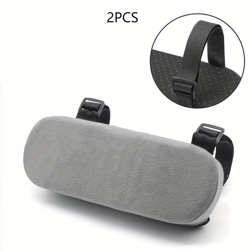 2 szt. Poduszki na podłokietniki krzesła biurowego z pianki pamięć - wygodne poduszki strąk łokieć robić wystroju domu i biura: Niebieski