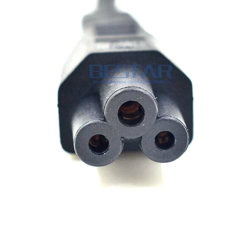 2 Pin JP US Plug to IEC320 C5 Power short Cable IEC 320 C5 Cloverleaf Power Cord IEC60320 20CM For AC Adapters Laptop Notebook