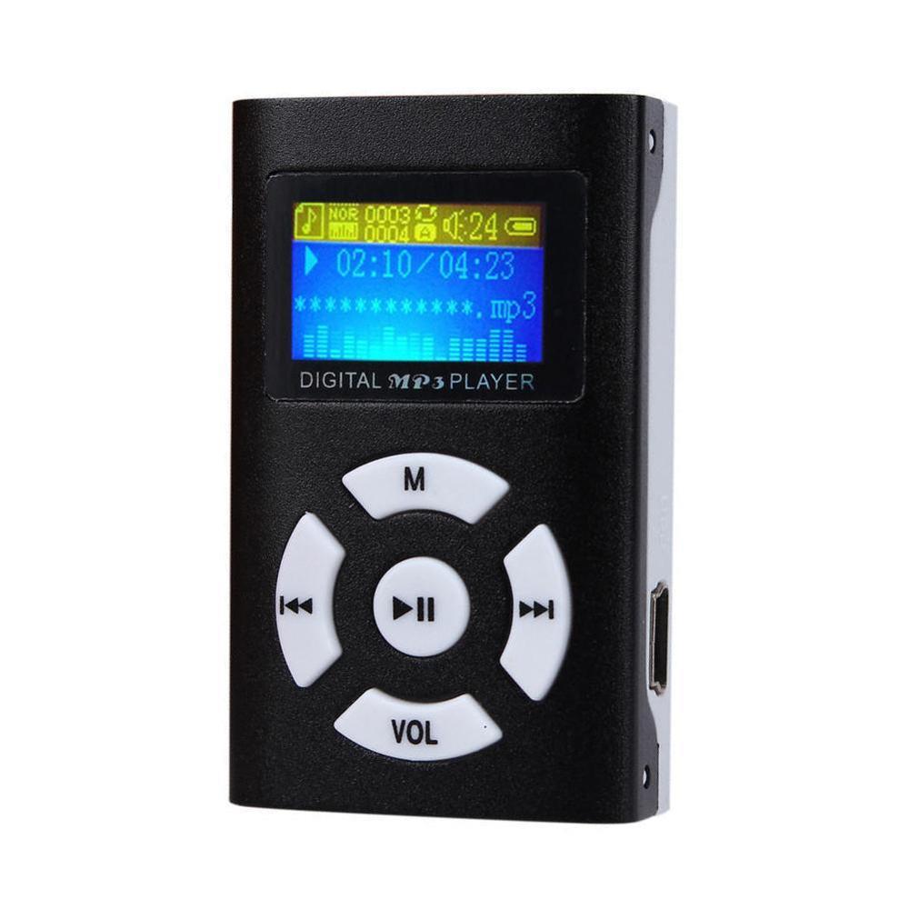 Mini reproductor de música MP3 USB Hifi, pantalla LCD, compatible con tarjeta Micro SD TF de 32GB, deportivo, a la , estilo, , 1 Uds.