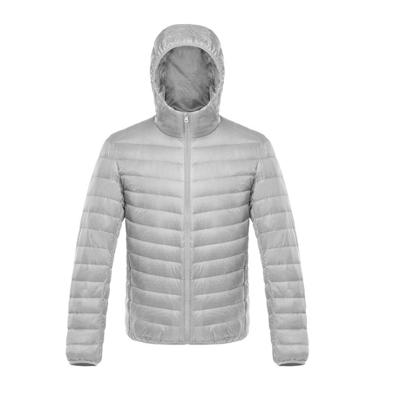 Märke 90%  vit dunjacka herr höst vinter varm kappa män ultralätt dunjacka herr vindtät parkas